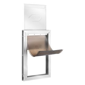 VEVOR Pet Door for Door with Lock and Magnetic Flap System Aluminum Frame M