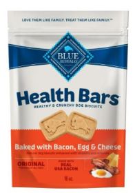 Blue Buffalo Health Bars Crunchy Dog Biscuits, Bacon, Egg & Cheese, 16-oz. Bag