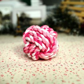 Cotton Rope Ball (Color: Pink)