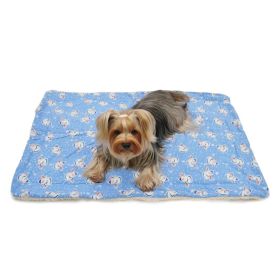 Snowman & Snowflakes Flannel/Ultra-Plush Blanket (size: One Size)
