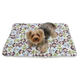 Ultra Soft Minky/Plush Monkey Blanket (size: One Size)