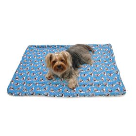 Ultra Soft Minky/Plush Silly Sharks Blanket (size: One Size)